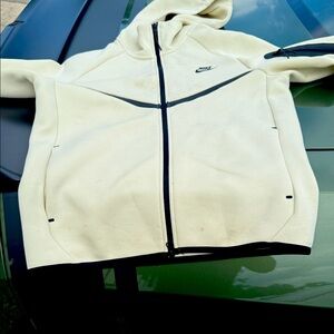 Nike Off-White Hoodie with Black Trim